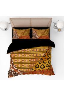 Etnik Detaylı 3d Dijital Baskılı Nevresim Takımı