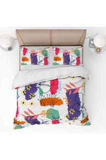 Çiçek Detaylı 3d Dijital Baskılı Nevresim Takımı