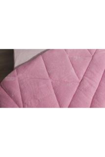 Welsoft Pofuduk Çift Taraflı Kalpli Desenli Çift Kişilik Yorgan Uyku Seti