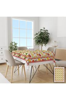 Karışık Meyve Desenli Kolay Temizlenebilir Leke Tutmaz Dertsiz Masa Örtüsü