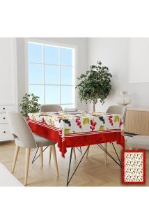 Kuş Üzümü Desenli Kolay Temizlenebilir Leke Tutmaz Dertsiz Masa Örtüsü