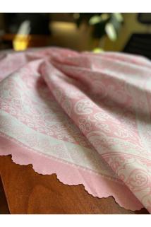 Şal Desenli Kolay Temizlenebilir Leke Tutmaz Dertsiz Masa Örtüsü