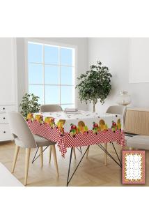 Meyve Desenli Kolay Temizlenebilir Leke Tutmaz Dertsiz Masa Örtüsü
