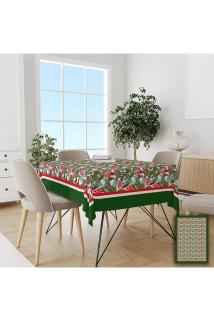 Karpuz Ve Ananas Desenli Kolay Temizlenebilir Leke Tutmaz Dertsiz Masa Örtüsü